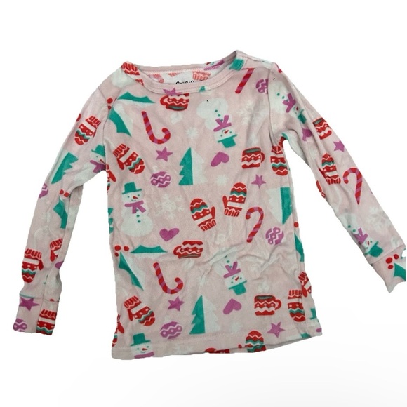 Cat & Jack 2 Piece Toddler Fleece Christmas Winter Pajamas Size 3T - Picture 2 of 4